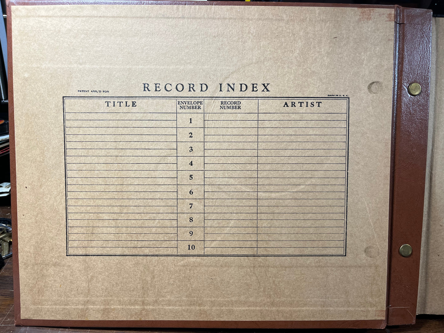 *78RPM BOOK / 10 POCKETS* | Excellent (EX) - 78RPM BOOK / USED *EXCELLENT*