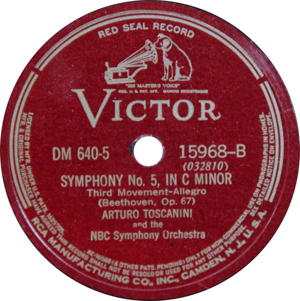 Fifth Symphony | Very Good (VG) Very Good Plus (VG+) 78rpm