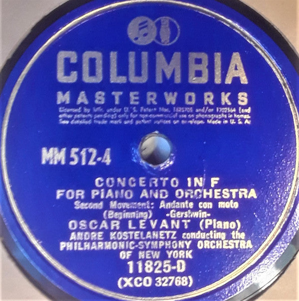 Concerto In F | Very Good Plus (VG+) Very Good (VG) 78rpm