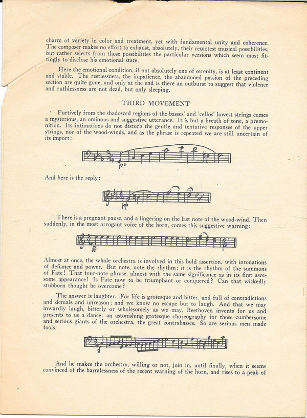 Fifth Symphony | Very Good (VG) Very Good Plus (VG+) 78rpm