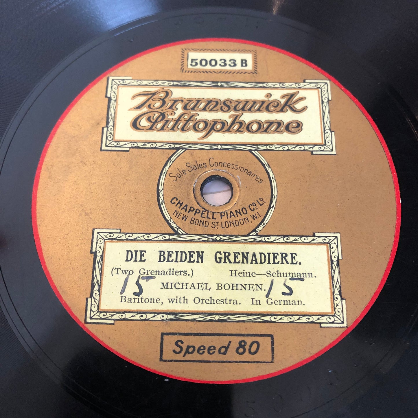Blick Ich Umher / Die Beiden Grenadiere | Very Good Plus (VG+) Generic - 78s