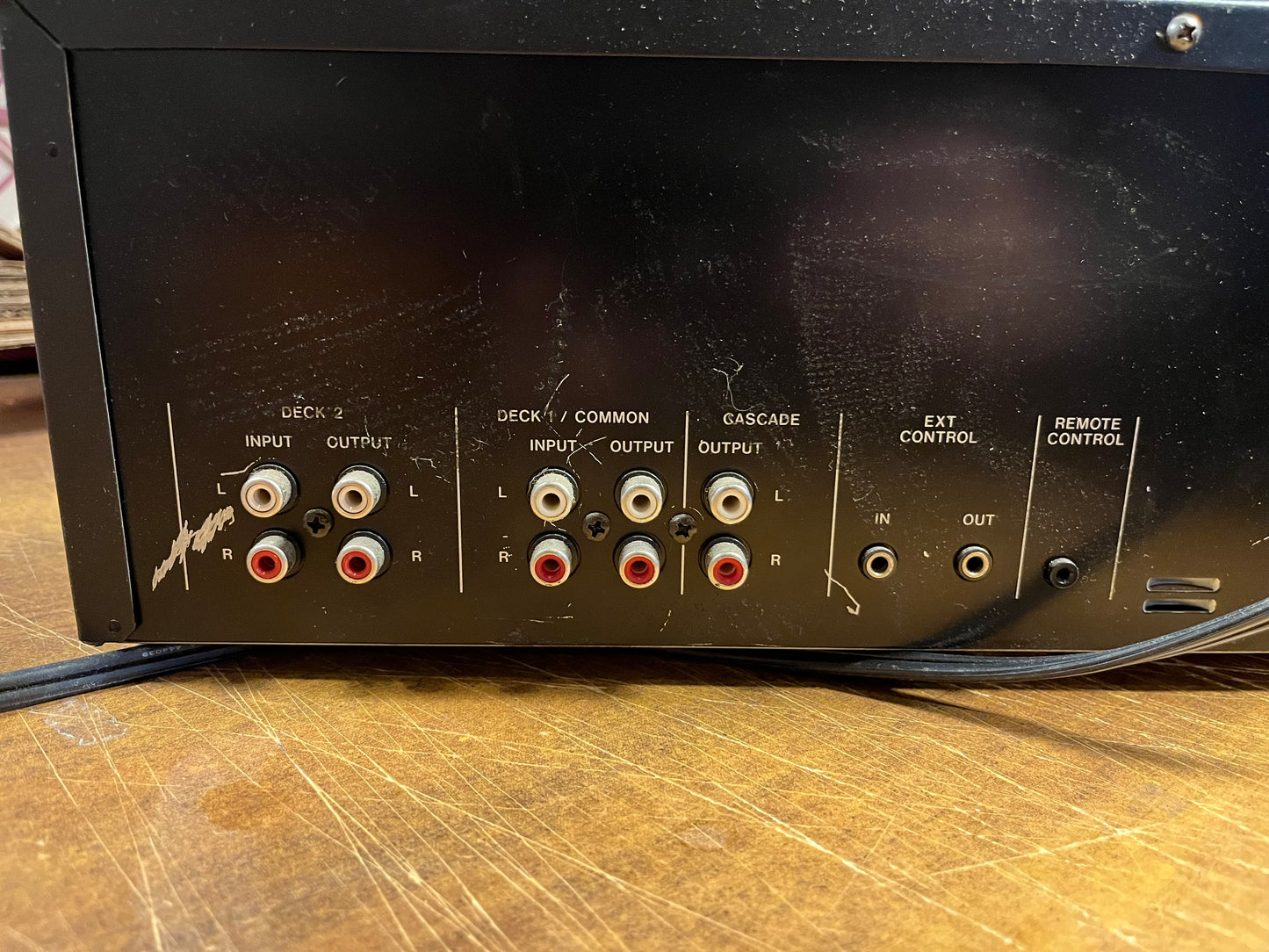 TASCAM 302 DUAL CASSETTE DECK - TESTED - WORKS! | -