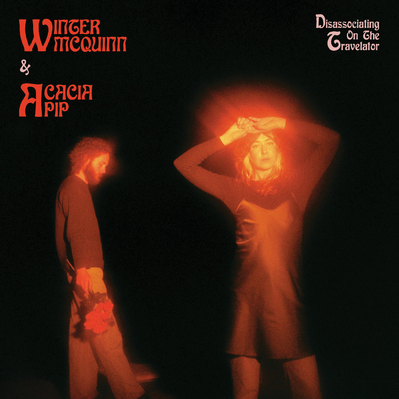 Acacia Mcquinn Winter & Pip - Disassociating On The Travelator ("Pink Haze" Magenta/White Blend Vinyl) |