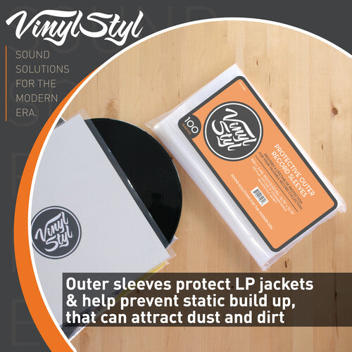 Protective Outer Record Sleeves - 100 Count |