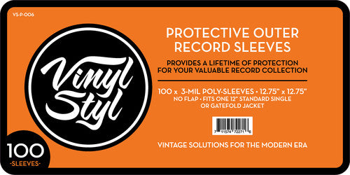 Protective Outer Record Sleeves - 100 Count |