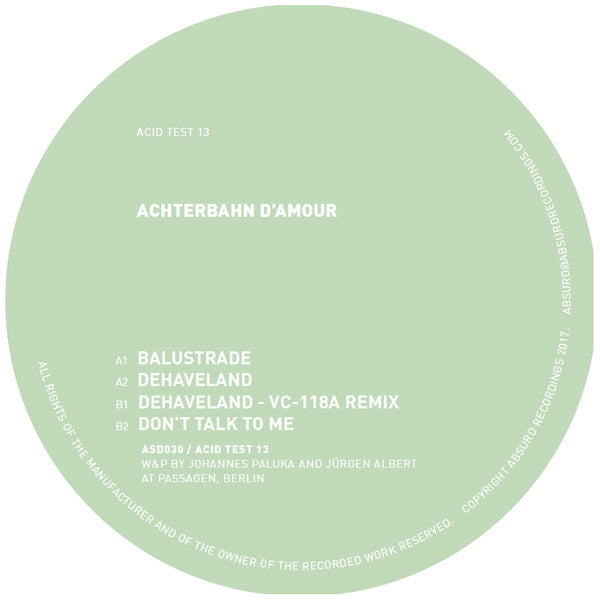 Acid Test 13 (VINYL) | - TECHNO *SEALED*