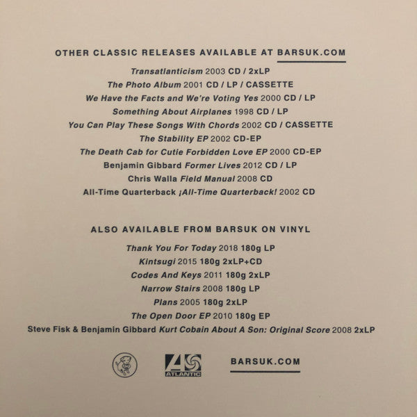 Death Cab For Cutie - The Blue EP (180g) | Mint (M) Mint (M) - ALT/INDIE *NEW/180g*