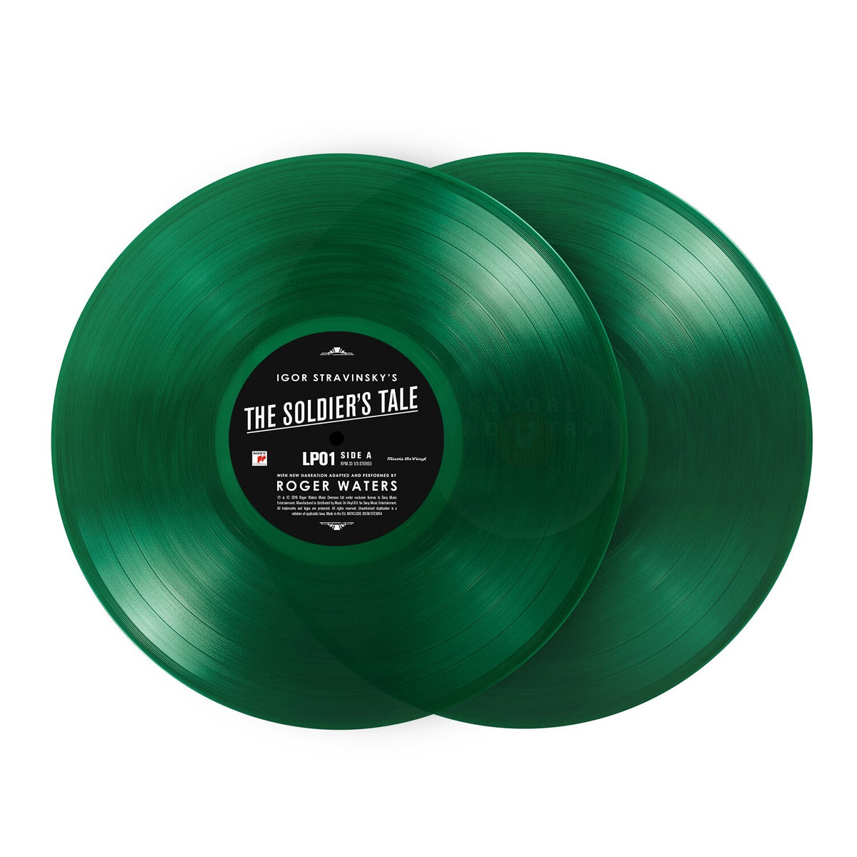 Igor Stravinsky Roger Waters - (PRESALE 11/6/26) Soldier's Tale, The (MOV TRANSLUCENT GREEN VINYL 2xLP) | NEW - ALT/INDIE *NEW/COLOR*