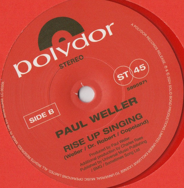 Paul Weller Soul Wandering 7" Mint (M) Mint (M)