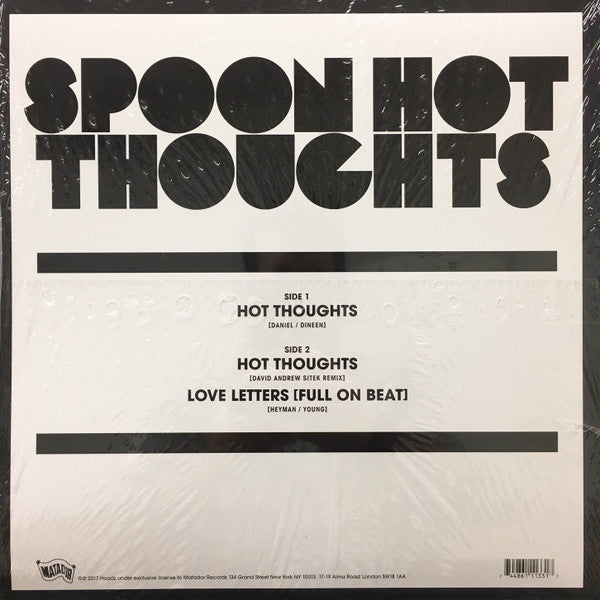Spoon - Hot Thoughts Record Store Day 12'' (12" VINYL) | - ALT/INDIE *NEW*