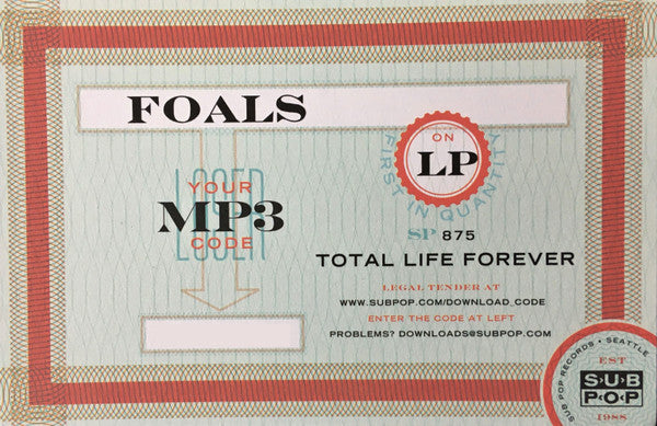 Total Life Forever | Mint (M) Mint (M) - ALT/INDIE *NEW*