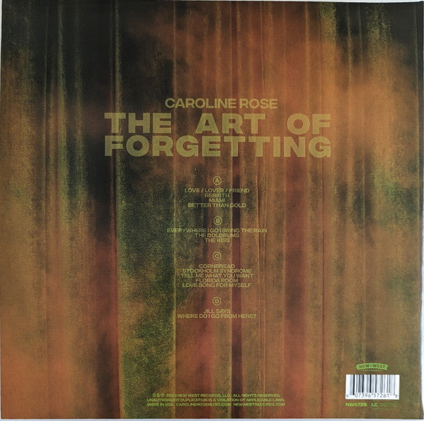 The Art Of Forgetting (CLEAR VINYL) | Mint (M) Mint (M)