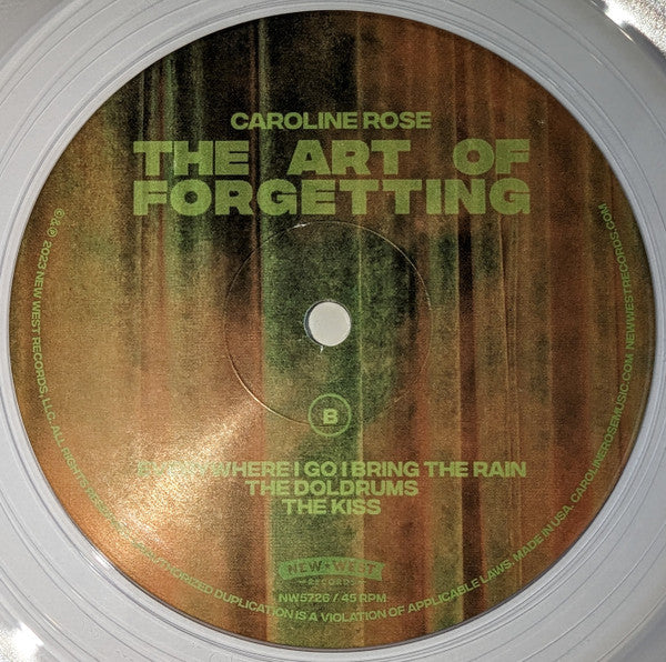 The Art Of Forgetting (CLEAR VINYL) | Mint (M) Mint (M)