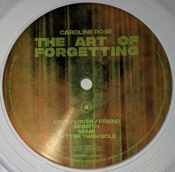 The Art Of Forgetting (CLEAR VINYL) | Mint (M) Mint (M)