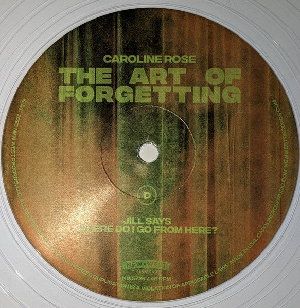 The Art Of Forgetting (CLEAR VINYL) | Mint (M) Mint (M)