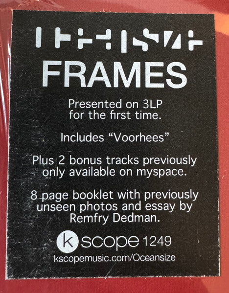Frames (3xVINYL) | Mint (M) Mint (M) - ALT/INDIE *SEALED*