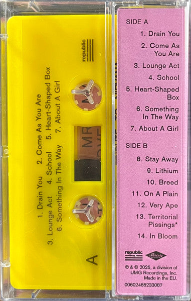 Tribute To Nirvana (CASSETTE- UNOFFICIAL ) | Mint (M) Mint (M) - ALT/INDIE *SEALED*