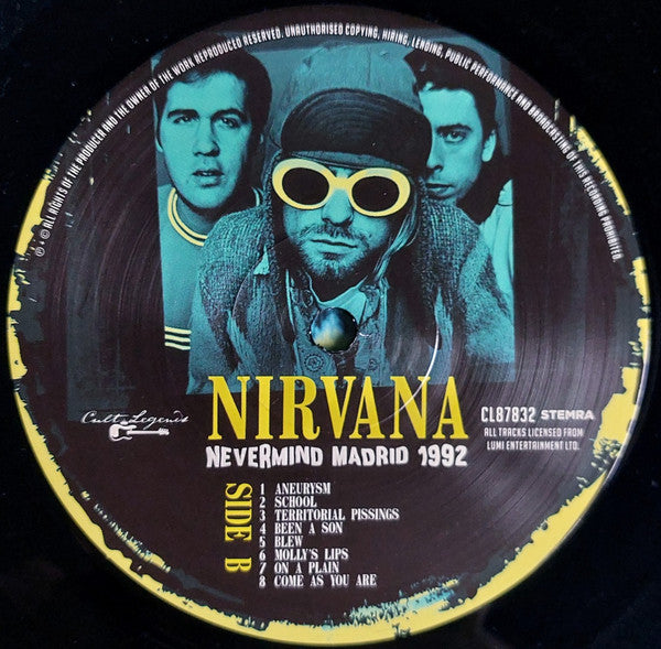 Nevermind Madrid 1992 (Live Radio Broadcast)(VINYL) | Mint (M) Mint (M) - ALT/INDIE *SEALED*