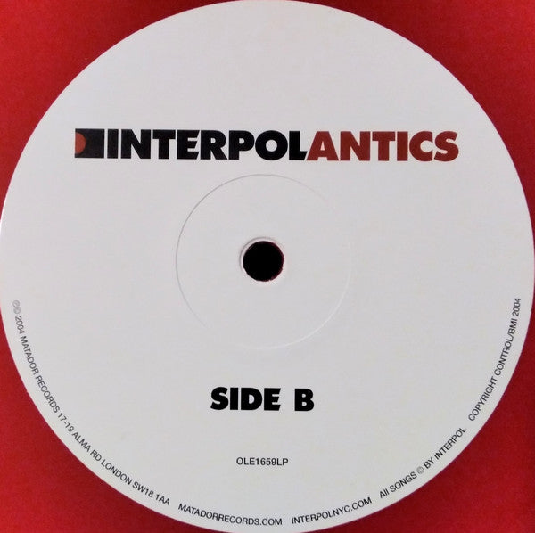 Antics (RED VINYL) | Mint (M) Mint (M) - ALT/INDIE *SEALED/COLOR*