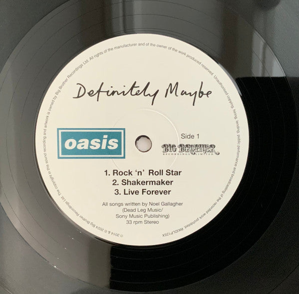 Definitely Maybe: 30th Anniversary (DELUXE EDITION) | Mint (M) Mint (M)