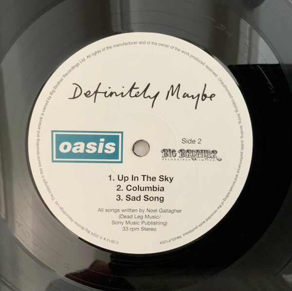 Definitely Maybe: 30th Anniversary (DELUXE EDITION) | Mint (M) Mint (M)