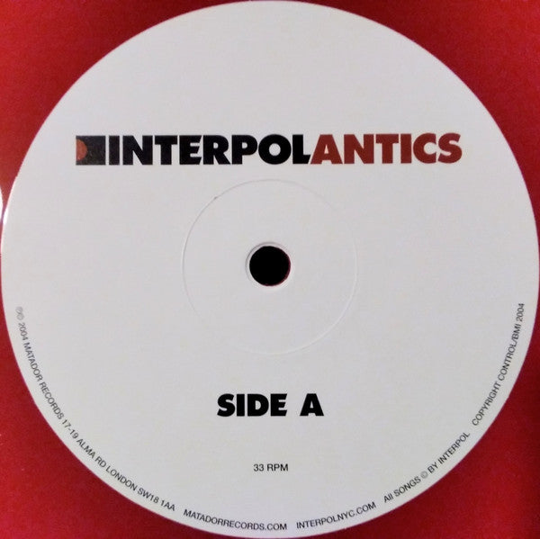 Antics (RED VINYL) | Mint (M) Mint (M) - ALT/INDIE *SEALED/COLOR*