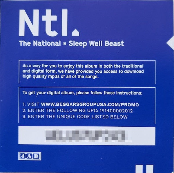Sleep Well Beast (WHITE VINYL) | Mint (M) Mint (M) - ALT/INDIE *SEALED/COLOR*