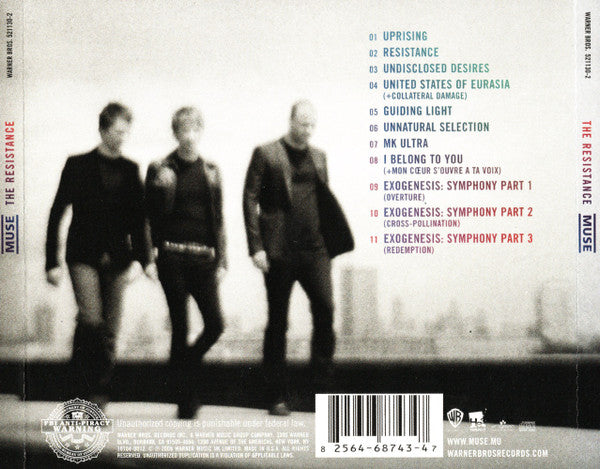 The Resistance (CD) | Near Mint (NM) Near Mint (NM) - ALT/INDIE / USED *NEAR MINT*