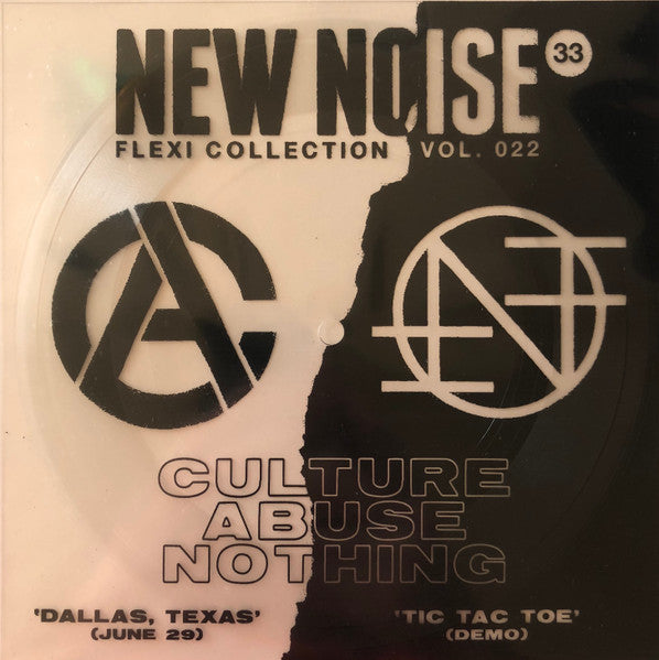 Culture Abuse / Nothing *7" PICTURE FLEXI* | Near Mint (NM) Near Mint (NM) - ALT/INDIE / USED *NEAR MINT*