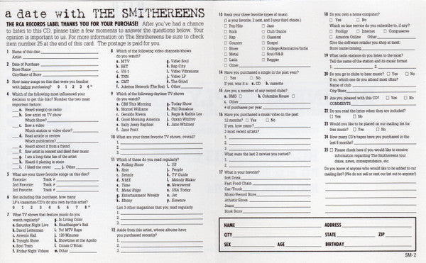 A Date With The Smithereens (CD) | Near Mint (NM) Near Mint (NM) - ALT/INDIE / USED *NEAR MINT*