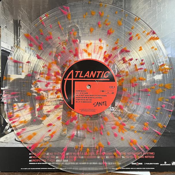 Santi (CLEAR W/ RED SPLATTER VINYL) | Near Mint (NM or M-) Near Mint (NM or M-) - ALT/INDIE / USED *NEAR MINT*