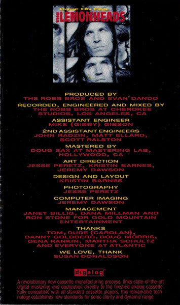 Come On Feel The Lemonheads *CASSETTE* | Near Mint (NM) Near Mint (NM)