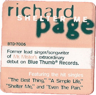 Shelter Me (CD) | Near Mint (NM) Near Mint (NM) - ALT/INDIE / USED *NEAR MINT*