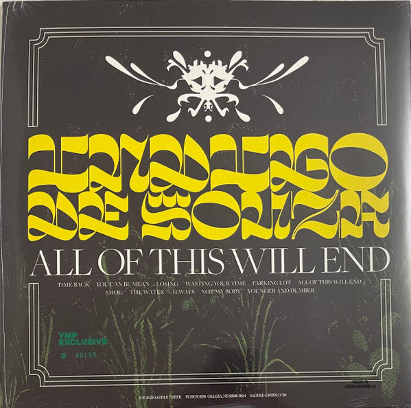 Indigo De Souza All Of This Will End LP Mint (M) Mint (M)