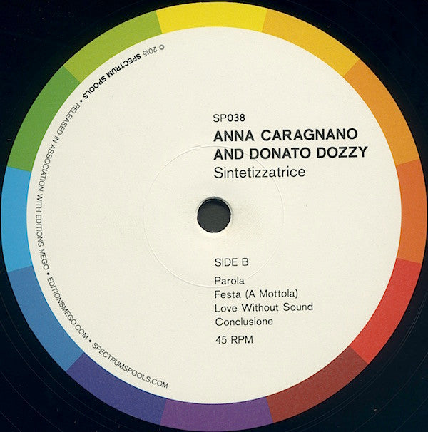 Anna Caragnano Sintetizzatrice LP Mint (M) Mint (M)