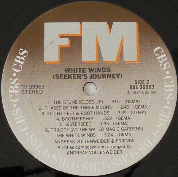 White Winds (VINYL) | Near Mint (NM) Near Mint (NM) - AMBIENT / USED *NEAR MINT*