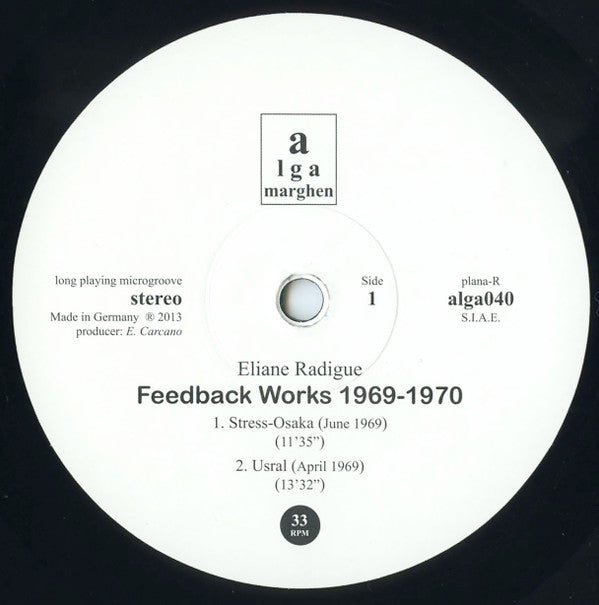 Feedback Works 1969-1970 | Mint (M) Mint (M)