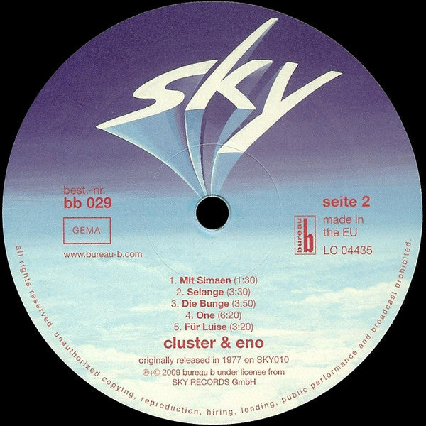 Cluster & Eno | Mint (M) Mint (M)