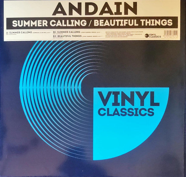 Andain Summer Calling / Beautiful Things Vinyl Classics (2) 12", RE, RM Mint (M) Mint (M)