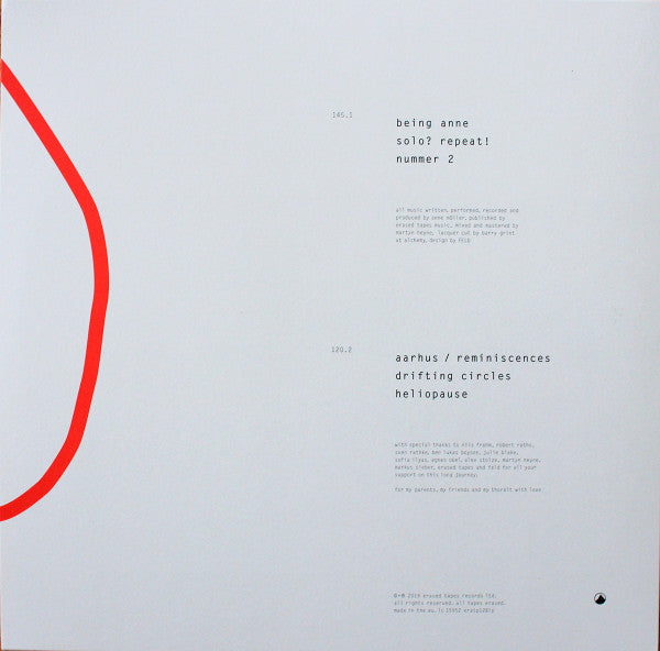 Anne Müller Heliopause Erased Tapes Records LP, Album Mint (M) Mint (M)