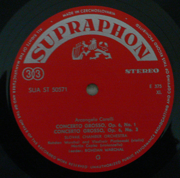 Quatre Concerti Grossi | Very Good Plus (VG+) Near Mint (NM) - CLASSICAL