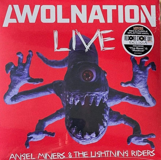Awolnation Angel Miners & The Lightning Riders Live From 2020 Better Noise Music LP, Album, Red Near Mint (NM or M-) Near Mint (NM or M-)