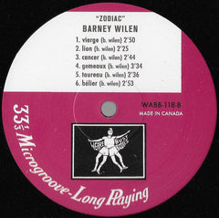 Barney Wilen Zodiac We Are Busy Bodies LP, Album, RE, RM Mint (M) Mint (M)