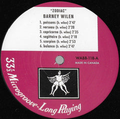 Barney Wilen Zodiac We Are Busy Bodies LP, Album, RE, RM Mint (M) Mint (M)