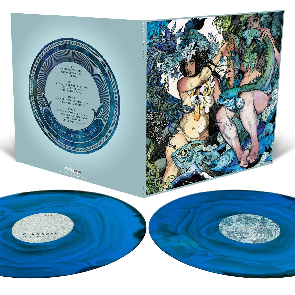 Blue Record (Cyan Blue, Milky Clear and Black Ripple Effect Colored Vinyl) (2 Lp's) | Mint (M) Mint (M) - METAL *NEW*