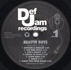 Beastie Boys Licensed To Ill Def Jam Recordings, UMe LP, Album, RE, 30t Mint (M) Mint (M)