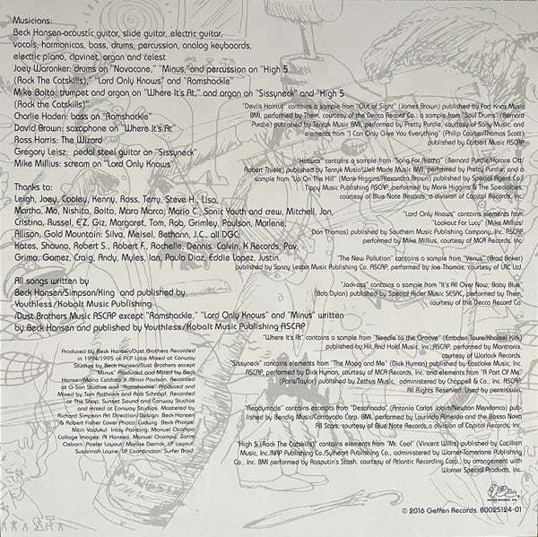 Odelay *LEVI CUT* | Mint (M) Mint (M) - ALT/INDIE *SEALED*