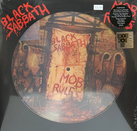 Black Sabbath Mob Rules Rhino Records (2), Warner Records LP, Album, RSD, Ltd, Pic, RE, RM Mint (M) Mint (M)