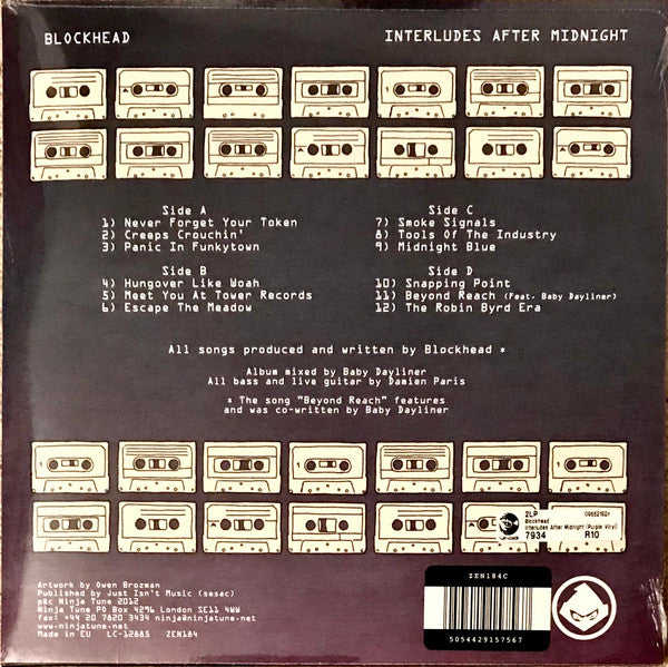 Interludes After Midnight (OPAQUE PURPLE VINYL) | Mint (M) Mint (M) - DOWNTEMPO *SEALED/COLOR*