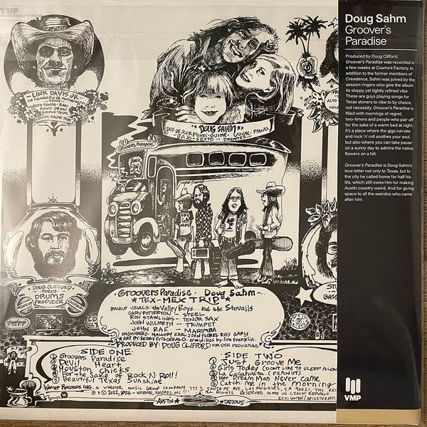 Doug Sahm Groover's Paradise LP Mint (M) Mint (M)